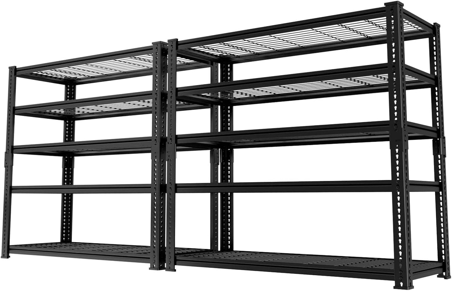 Storage Shelves, Garage Shelving Heavy Duty 3300 LBS Capacity, 60"L x 24"W x 78"H Adjustable Metal Shelving Organizer Wire Rack, 5 Tier Utility Shelf Unit for Pantry Closet Warehouse Organization