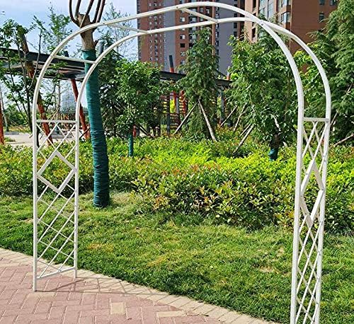 Heavy Duty Garden Arch Rose Archway, for Outdoors Garden Arbor for Various Climbing Plant, Rose Arch, Easy Assembly,Copper-220×230cm
