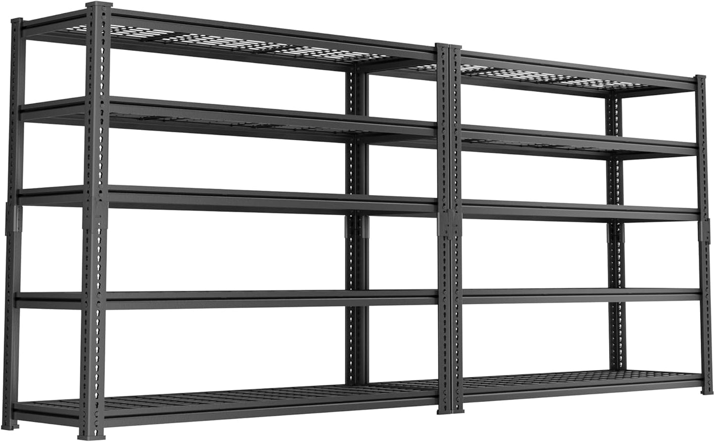 Storage Shelves, Garage Shelving Heavy Duty 3300 LBS Capacity, 60"L x 24"W x 78"H Adjustable Metal Shelving Organizer Wire Rack, 5 Tier Utility Shelf Unit for Pantry Closet Warehouse Organization