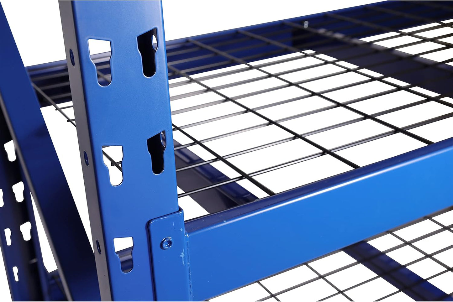 Pro-Lift Garage Storage Shelves - Heavy Duty 4-Tier Adjustable Metal Wire Shelving Units with 8000 lbs Total Capacity for Garage Basement Racking Organization - 72" H X 77" W X 24" D